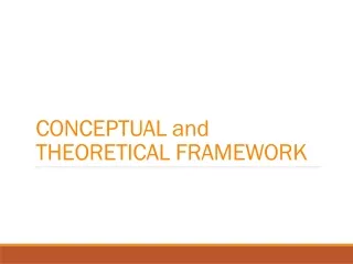 CONCEPTUAL and THEORETICAL FRAMEWORK