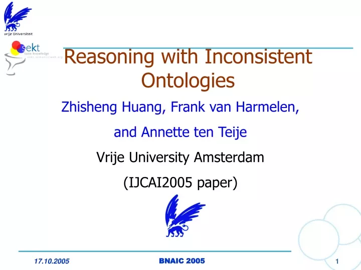 reasoning with inconsistent ontologies