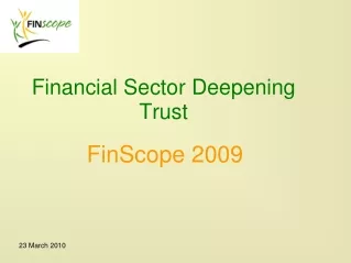 Financial Sector Deepening Trust