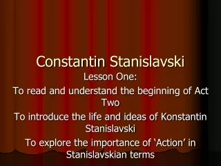 Constantin  Stanislavski