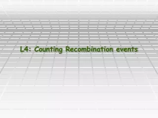 l4 counting recombination events