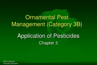 Ornamental Pest Management (Category 3B)