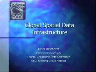 Global Spatial Data Infrastructure