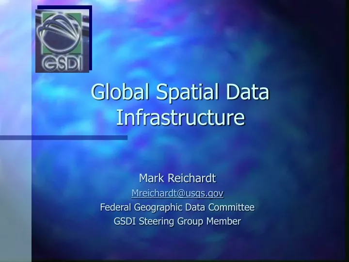 global spatial data infrastructure