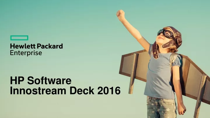 hp software innostream deck 2016