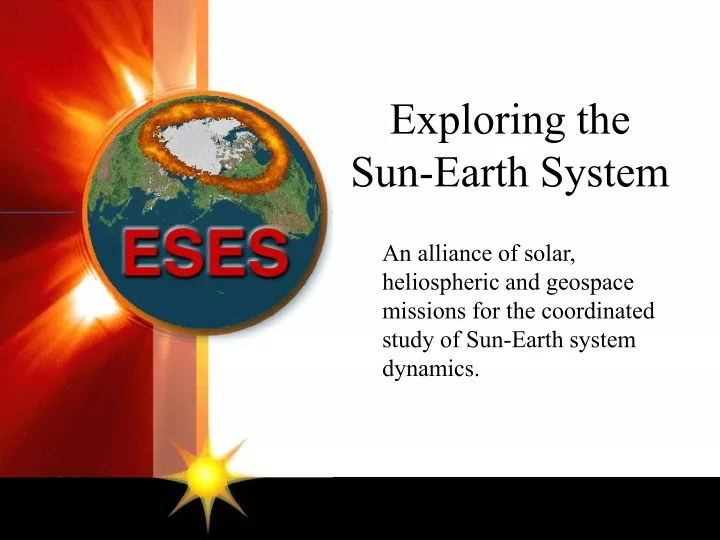 exploring the sun earth system