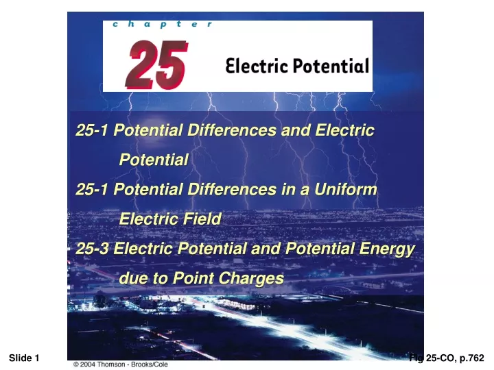 25 1 potential differences and electric potential