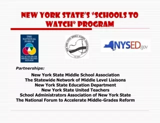 New York State’s “Schools to Watch” Program