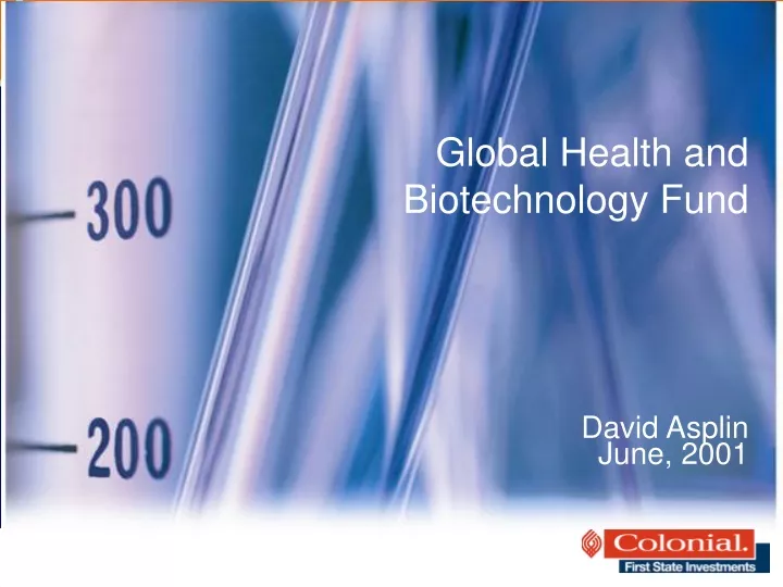 global health and biotechnology fund