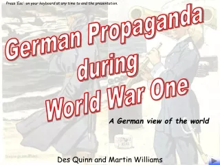 German Propaganda during  World War One