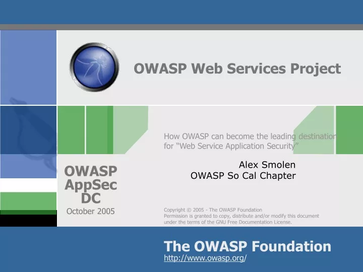 owasp web services project