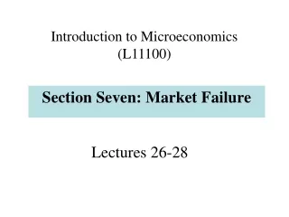 Lectures 26-28