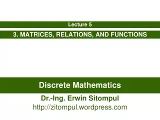 Discrete Mathematics