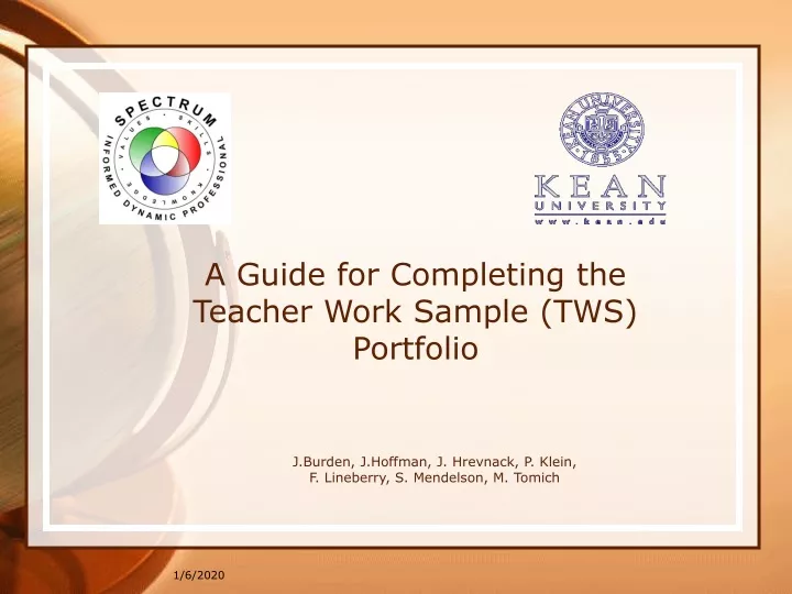 a guide for completing the teacher work sample tws portfolio