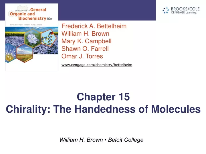 chapter 15 chirality the handedness of molecules