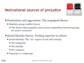 Motivational sources of prejudice