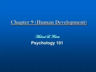 Chapter 9 (Human Development)