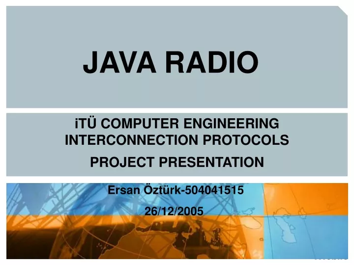 it computer engineering interconnection protocols project presentation