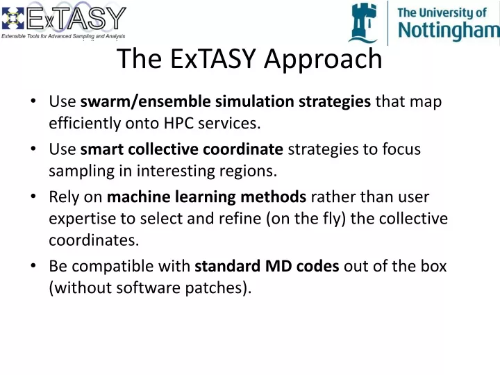 the extasy approach