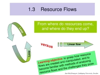 1.3    Resource Flows