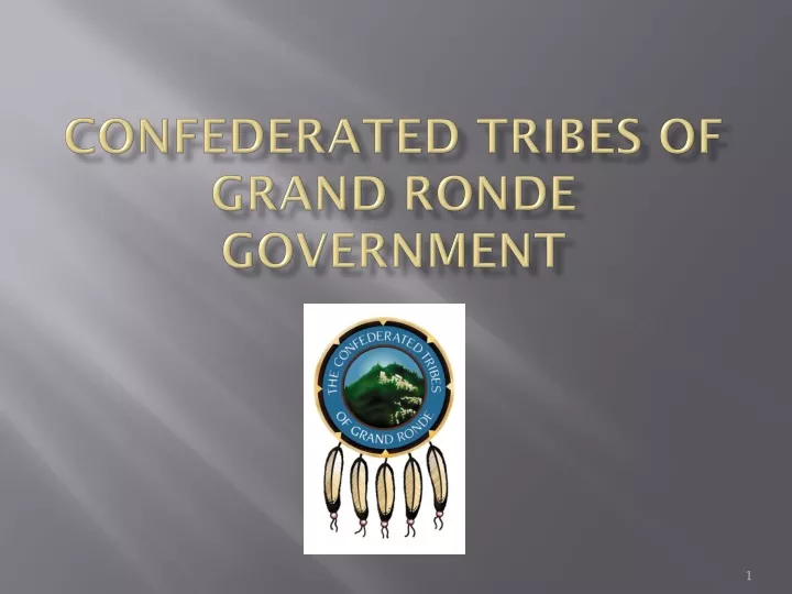 confederated tribes of grand ronde government