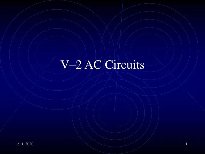 v 2 ac circuits