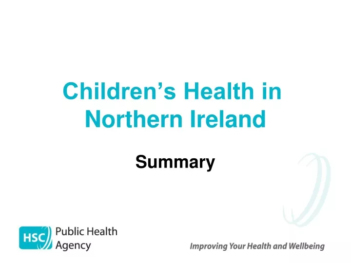 children s health in northern ireland