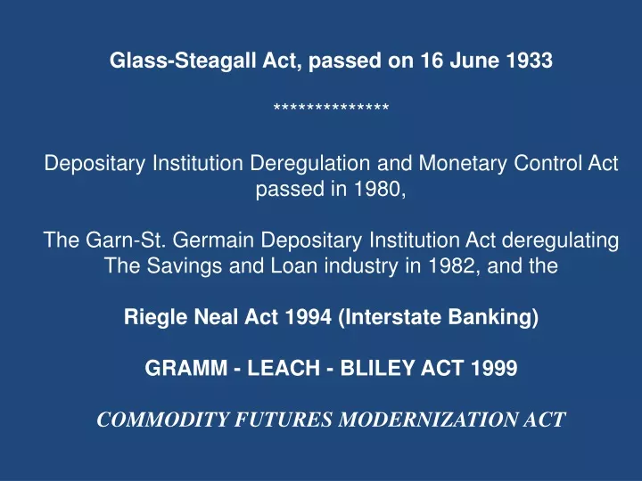 glass steagall act passed on 16 june 1933