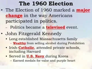 The 1960 Election