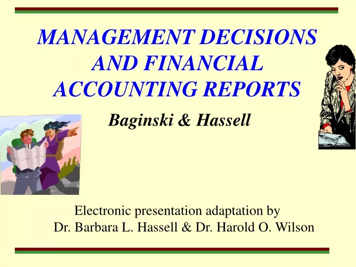 management decisions and financial accounting