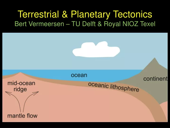 terrestrial planetary tectonics bert vermeersen tu delft royal nioz texel
