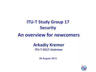 ITU-T Study Group 17  Security