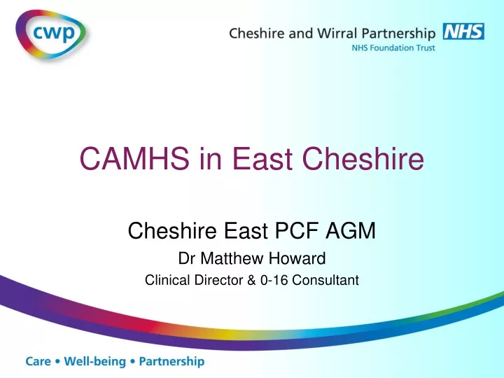 camhs in east cheshire