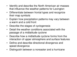 Midlatitude cyclones