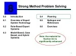 Effective Planning Strategies for Problem Solving in Expert Systems - slide 1
