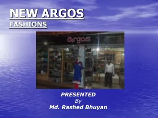NEW ARGOS  FASHIONS