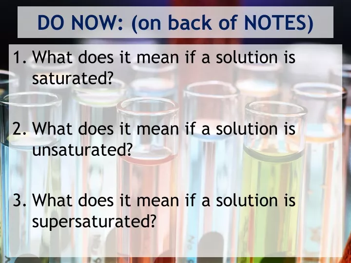 do now on back of notes
