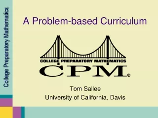 A Problem-based Curriculum