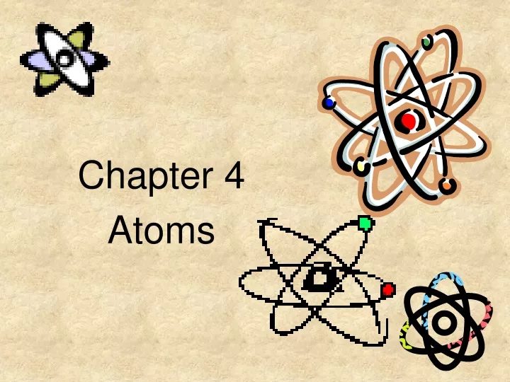chapter 4 atoms