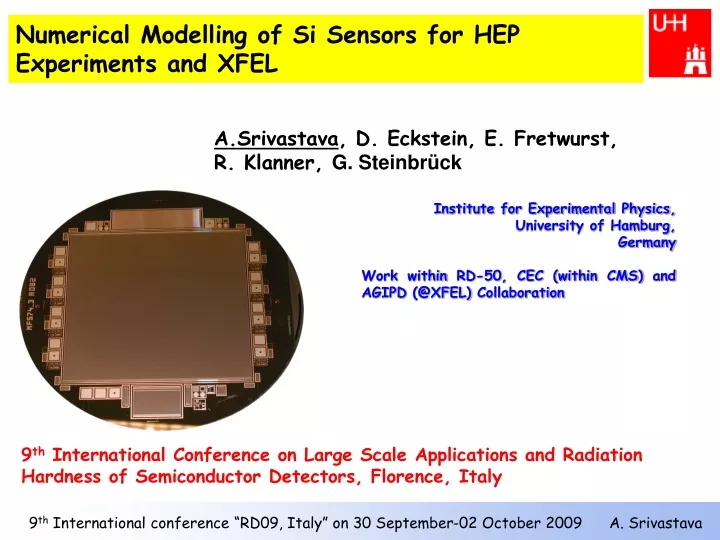 numerical modelling of si sensors