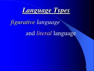 Language Types