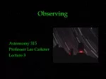 Exploring the Changing Sky: Observing Astronomy from Our Point of View - slide 1