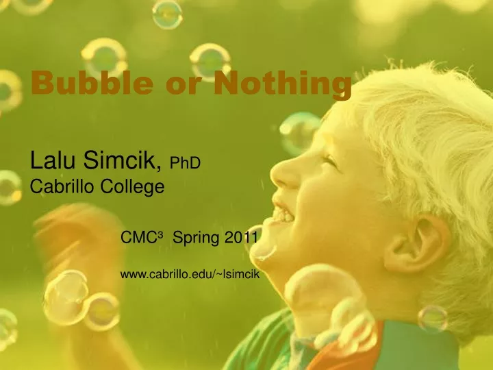 bubble or nothing