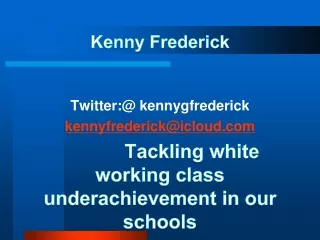 Kenny Frederick