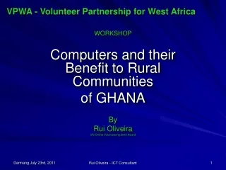 VPWA - Volunteer Partnership for West Africa