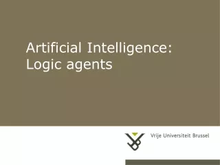 Artificial Intelligence: Logic agents