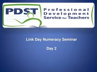 Link Day Numeracy Seminar Day 2