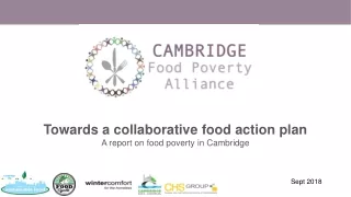 Towards a collaborative food action plan A report on food poverty in Cambridge