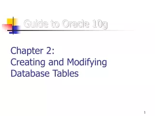 Guide to Oracle 10g