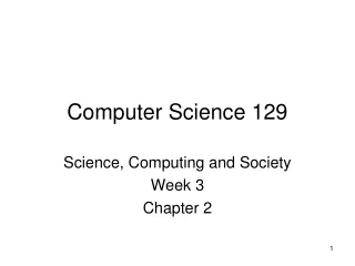 Computer Science 129